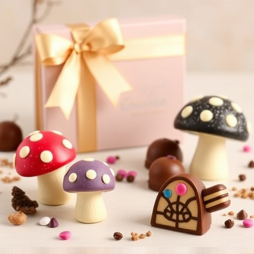 Vibrant Magic Mushroom Chocolates Collection