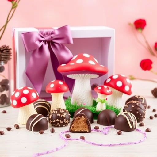 Vibrant Magic Mushroom Chocolates Collection