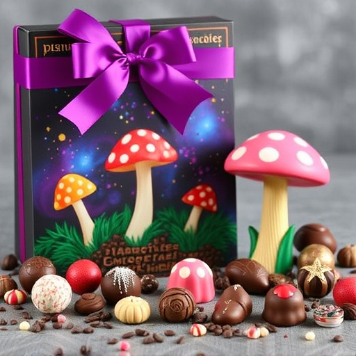 Vibrant Magic Mushroom Chocolates Collection