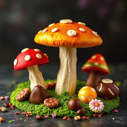 Vibrant Magic Mushroom Chocolates Collection