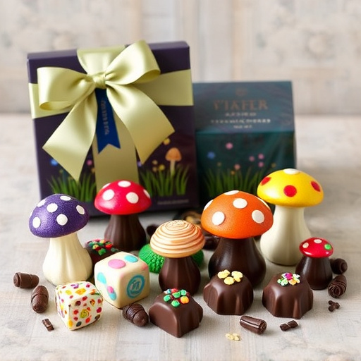 Vibrant Magic Mushroom Chocolates Collection