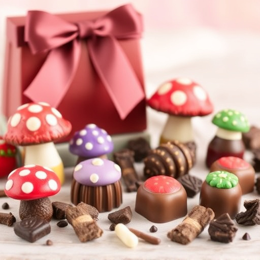 Vibrant Magic Mushroom Chocolates Collection