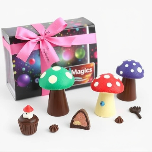 Vibrant Magic Mushroom Chocolates Collection