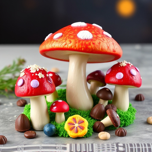 Vibrant Magic Mushroom Chocolates Collection