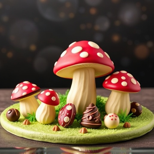 Vibrant Magic Mushroom Chocolates Collection