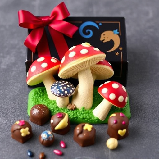 Vibrant Magic Mushroom Chocolates Collection