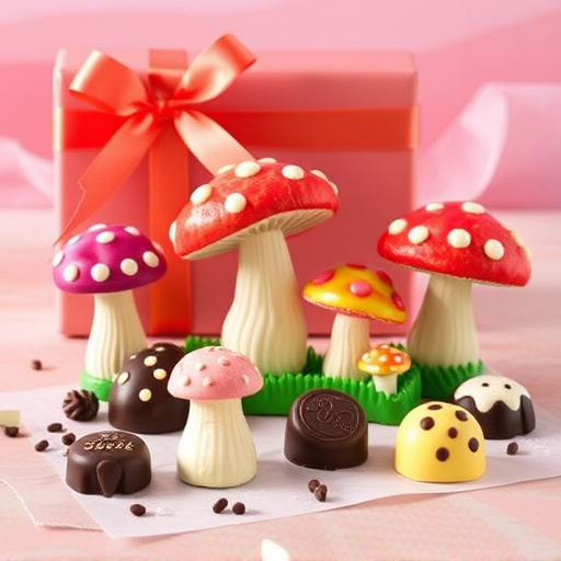 Vibrant Magic Mushroom Chocolates Collection