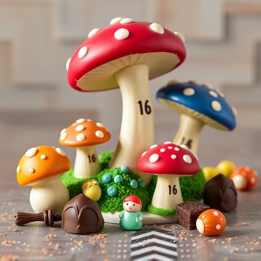 Vibrant Magic Mushroom Chocolates Collection