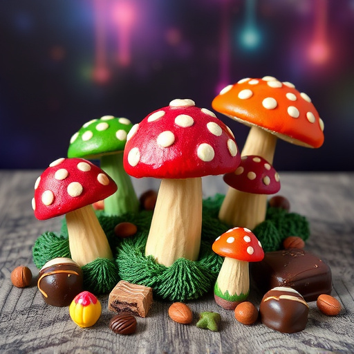 Vibrant Magic Mushroom Chocolates Collection