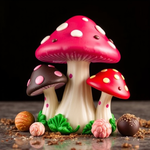 Vibrant Magic Mushroom Chocolates Collection