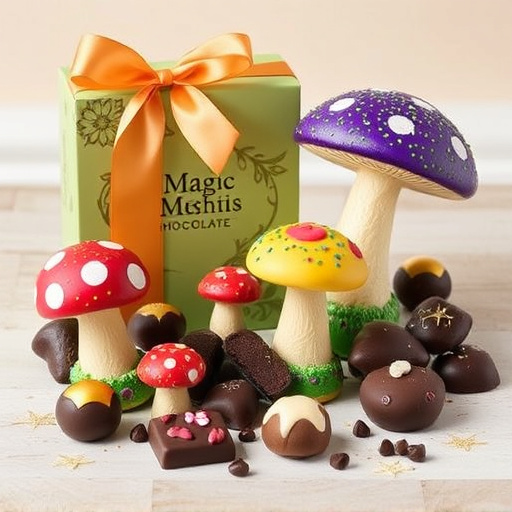 Vibrant Magic Mushroom Chocolates Collection