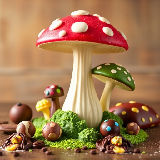 Vibrant Magic Mushroom Chocolates Collection