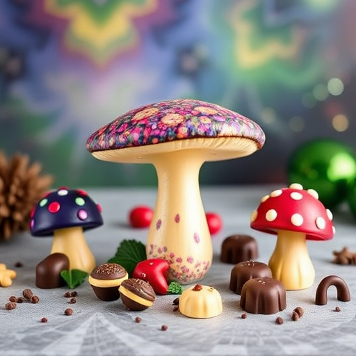 Vibrant Magic Mushroom Chocolates Collection