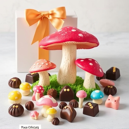 Vibrant Magic Mushroom Chocolates Collection