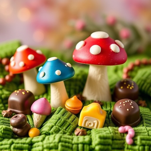 Vibrant Magic Mushroom Chocolates Collection