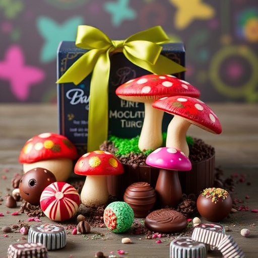 Vibrant Magic Mushroom Chocolates Collection