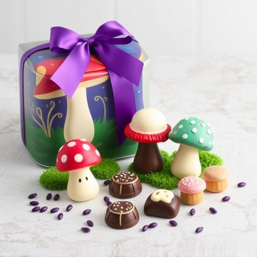 Vibrant Magic Mushroom Chocolates Collection