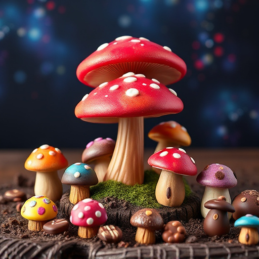 Vibrant Magic Mushroom Chocolates Collection