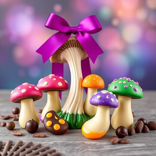 Vibrant Magic Mushroom Chocolates Collection