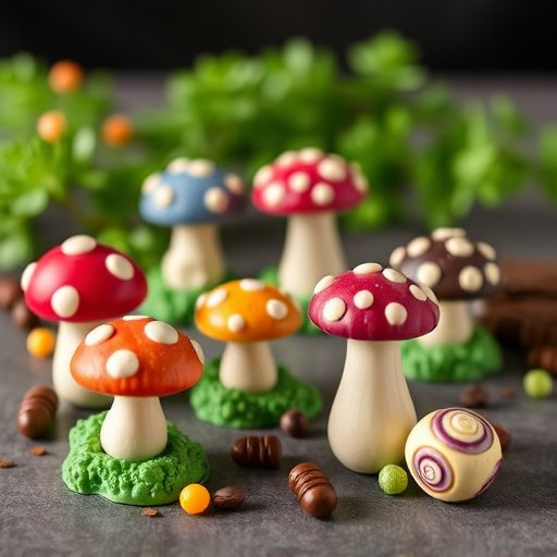 Vibrant Magic Mushroom Chocolates Collection