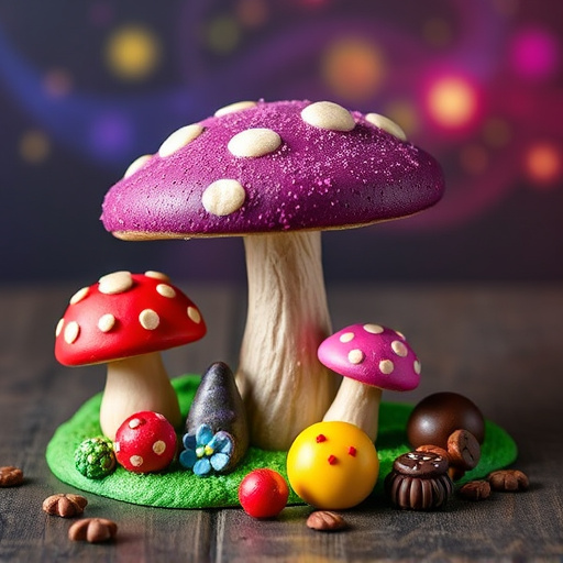 Vibrant Magic Mushroom Chocolates Collection