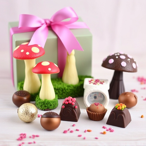 Vibrant Magic Mushroom Chocolates Collection
