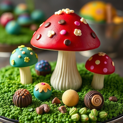 Vibrant Magic Mushroom Chocolates Collection