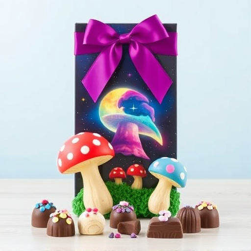 Vibrant Magic Mushroom Chocolates Collection
