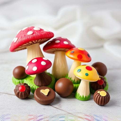 Vibrant Magic Mushroom Chocolates Collection