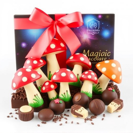 Vibrant Magic Mushroom Chocolates Collection