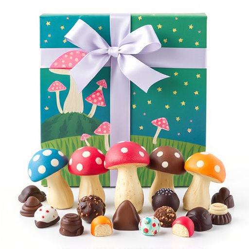 Vibrant Magic Mushroom Chocolates Collection