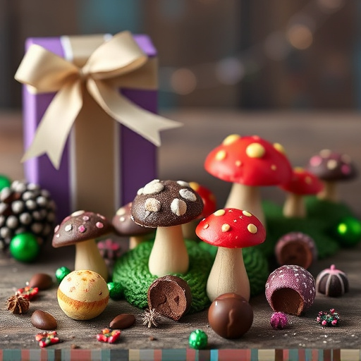 Vibrant Magic Mushroom Chocolates Collection