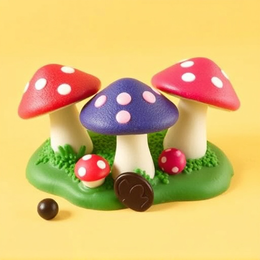 Vibrant Magic Mushroom Chocolates Collection