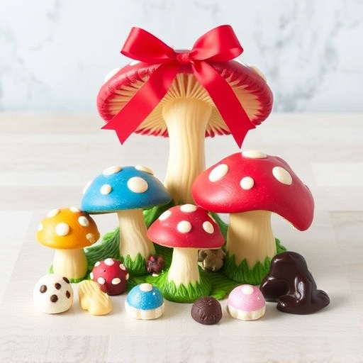 Vibrant Magic Mushroom Chocolates Collection