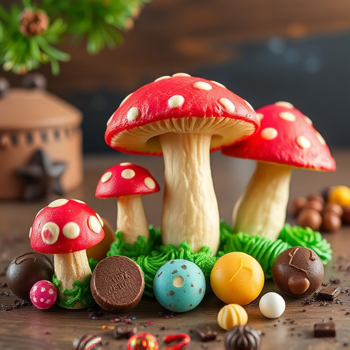 Vibrant Magic Mushroom Chocolates Collection