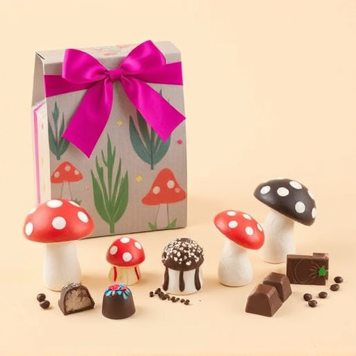 Vibrant Magic Mushroom Chocolates Collection