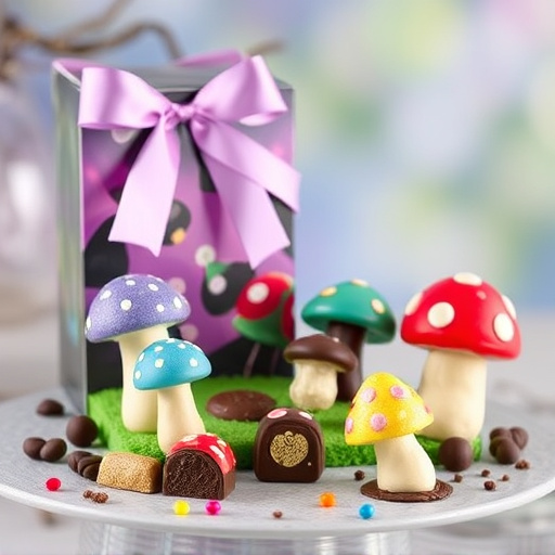Vibrant Magic Mushroom Chocolates Collection