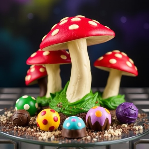 Vibrant Magic Mushroom Chocolates Collection