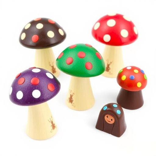 Vibrant Magic Mushroom Chocolates Collection