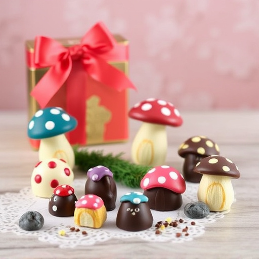 Vibrant Magic Mushroom Chocolates Collection