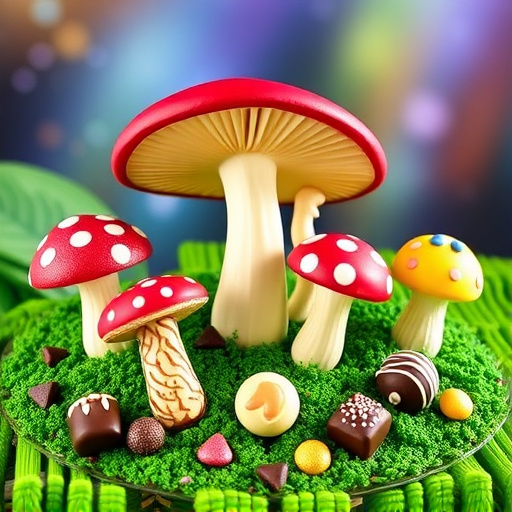 Vibrant Magic Mushroom Chocolates Collection