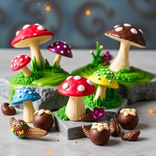 Vibrant Magic Mushroom Chocolates Collection