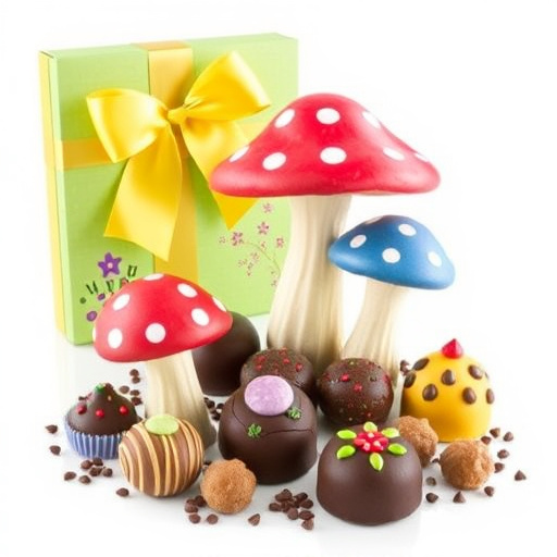 Vibrant Magic Mushroom Chocolates Collection