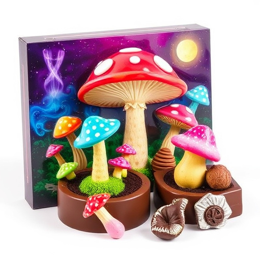 Vibrant Magic Mushroom Chocolates Collection