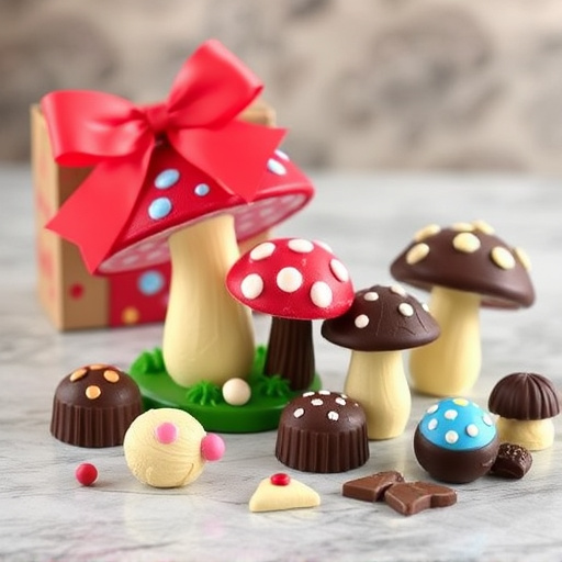 Vibrant Magic Mushroom Chocolates Collection