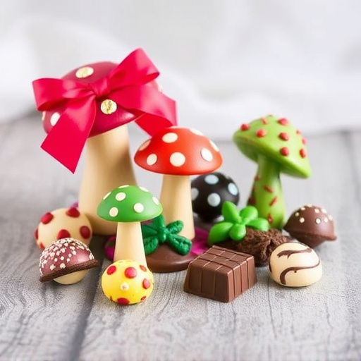 Vibrant Magic Mushroom Chocolates Collection
