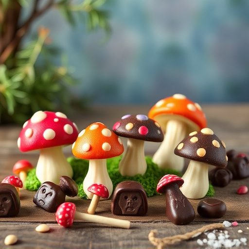 Vibrant Magic Mushroom Chocolates Collection