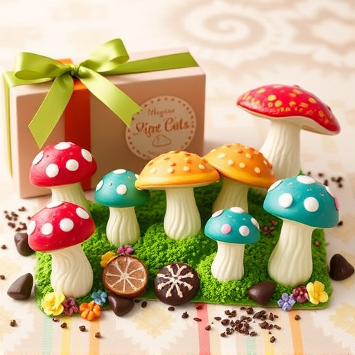 Vibrant Magic Mushroom Chocolates Collection