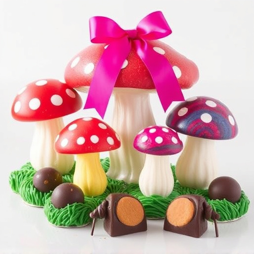 Vibrant Magic Mushroom Chocolates Collection