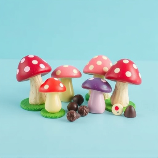 Vibrant Magic Mushroom Chocolates Collection